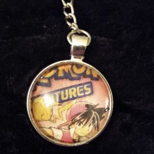 Pokemon Ash Pikachu Keychain Comic Handmade Unique